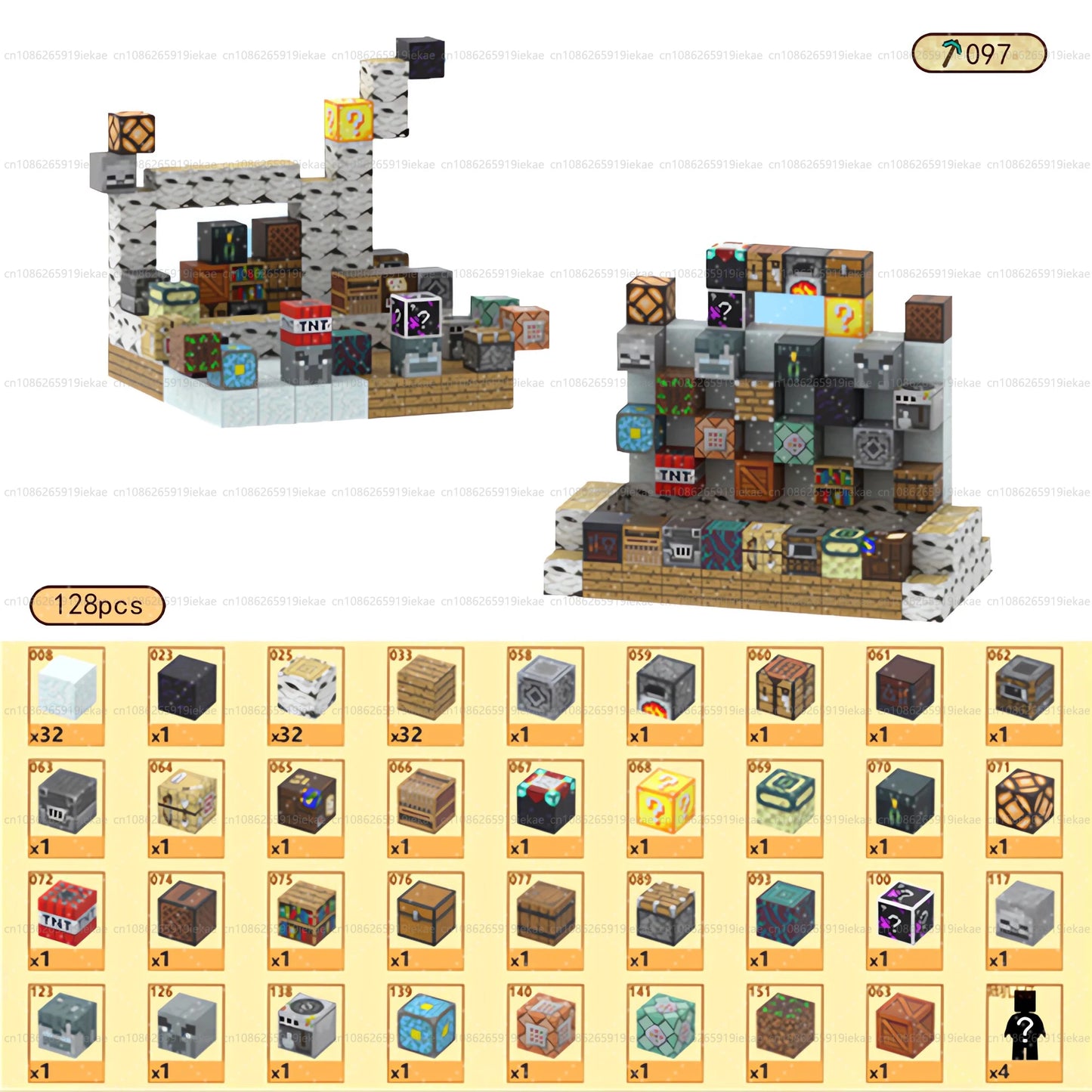 Magnetic Building Blocks Magnet Cube Mine World Set