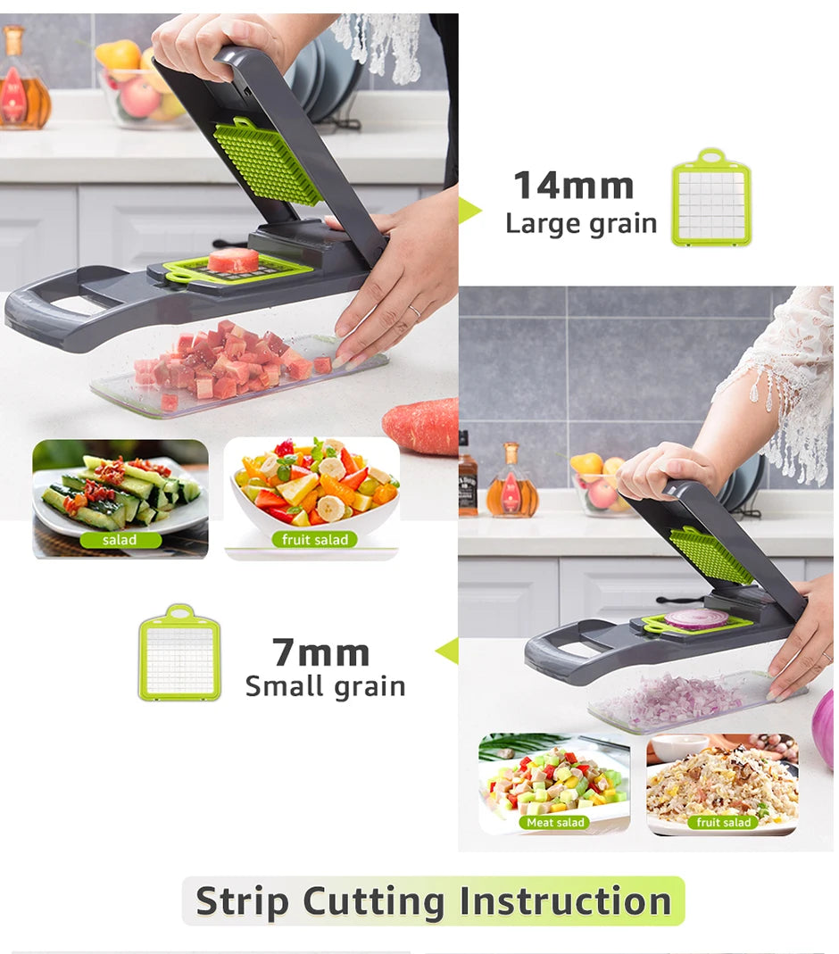 Vegetable Chopper Multifunctional Grater Cutter Kitchen Accessories Manual
