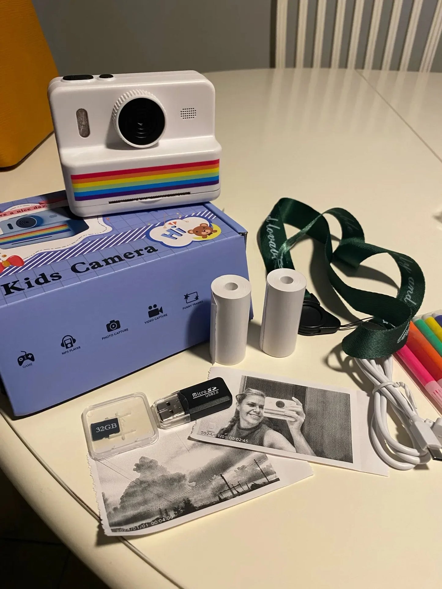 Digital Children Camera For Photography Mini Printer Portable