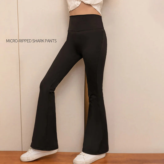 Stylish Children High Waisted Slimming Comfortable Bootcut Leggings