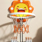 Kids Basketball Hoop with Inflatable Ball Wall Mount