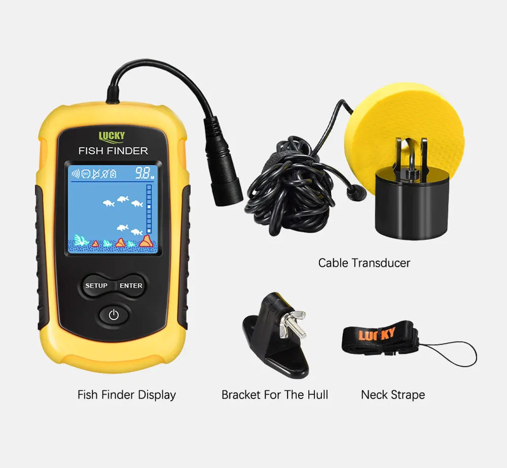 FFC1108 1 Alarm 100M Portable Sonar Fish Finders