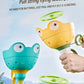 Pull String Flying Saucer Disc Launcher Kids Flying