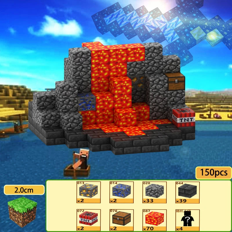 Creative Magnetic Building Blocks Mine World Magnet Cube