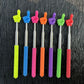 1PC Stainless Steel Teaching Pointer Telescopic Rod Finger