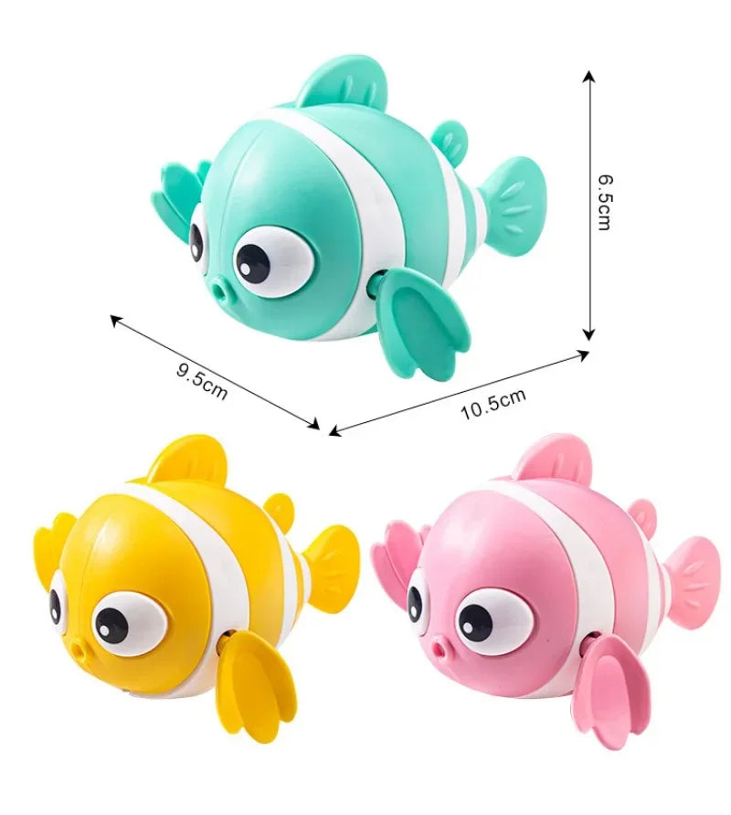 Bath Toys Cute Swimming Clown Fish Bath Toy