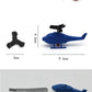 1 3 5sets Bamboo Dragonfly Handle Pull Helicopter