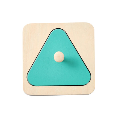 Baby Montessori Mirror Puzzle Busy Board Wooden Toys