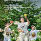 Pull String Flying Saucer Disc Launcher Kids Flying