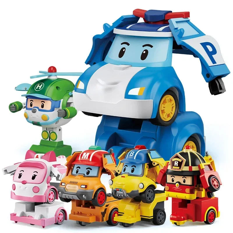 Silverlit Robocar Korea Robot Kids Toys Plastics Transformed