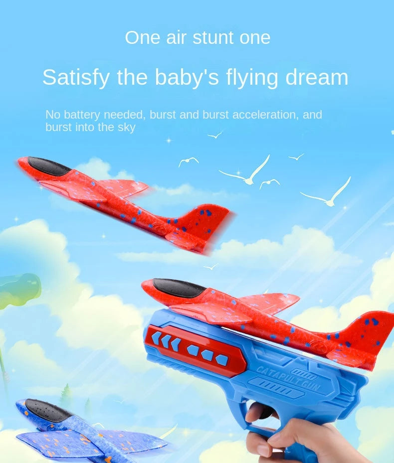 Children s Ejection Aircraft Toys Foam Aircraft Glider