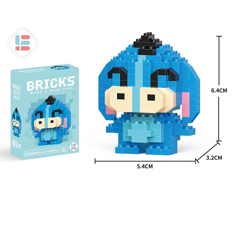 Disney LiLo Stitch Toys Building Blocks Pokeman Pikechu