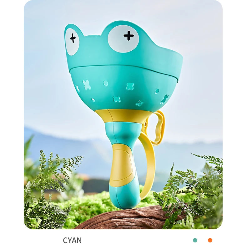 Pull String Flying Saucer Disc Launcher Kids Flying