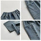 Spring and Autumn Children s Pocket Wide Leg