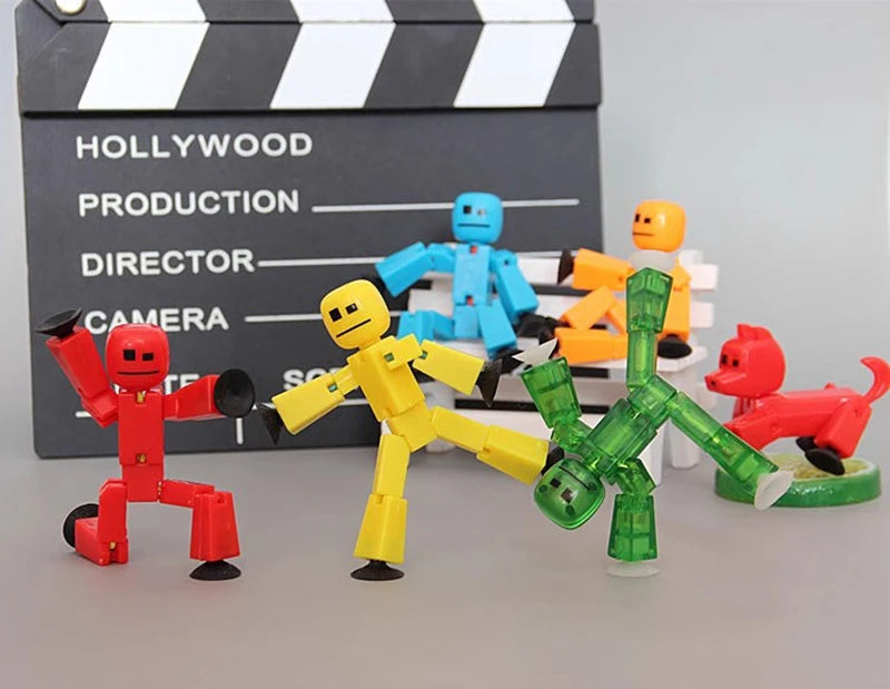 Suction Cup Stickbot Toys Sticky Robbot Toys for