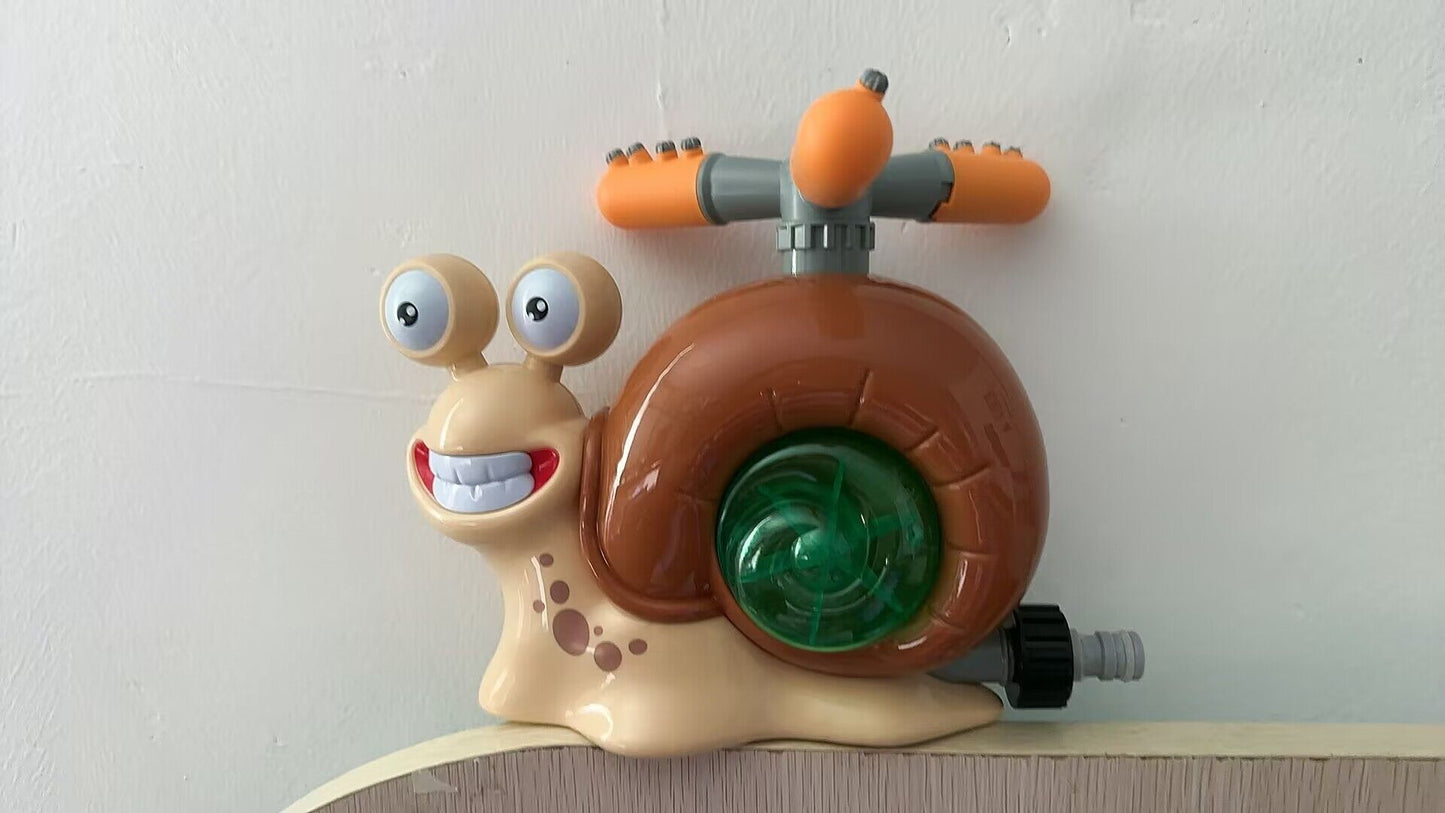 Water Spray Outdoor Toy Snail Sprinkler Backyard Garden