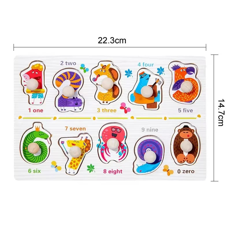 Children Wooden Puzzle Montessori Toys For Baby 1