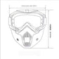 Tactical Face Goggles Mask Kids Water Soft EVA