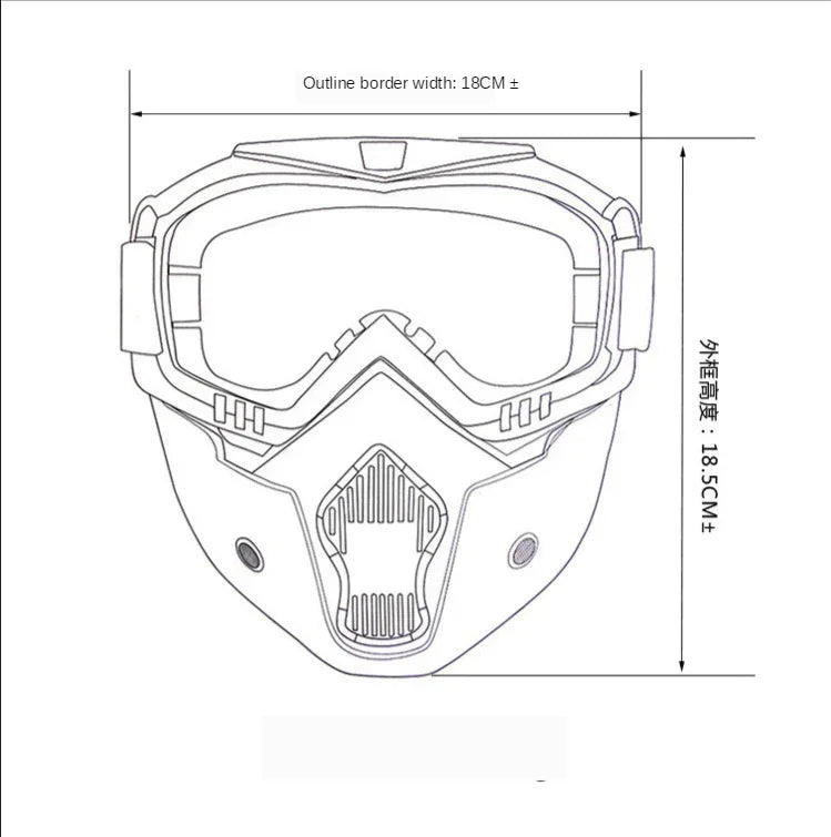 Tactical Face Goggles Mask Kids Water Soft EVA