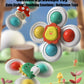 3Pcs Set Suction Cup Spinning Cartoon Animal Spinner