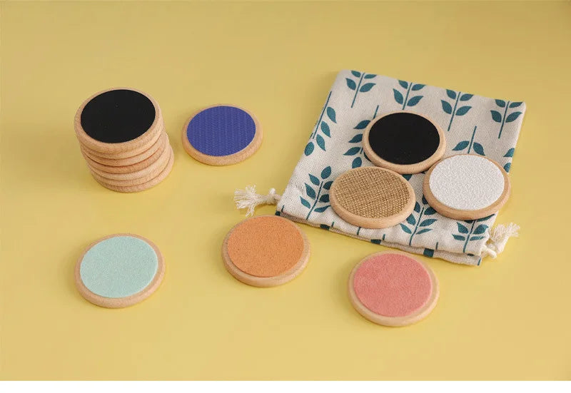 Children Montessori Sensory Toys Tactile Board Matching Game