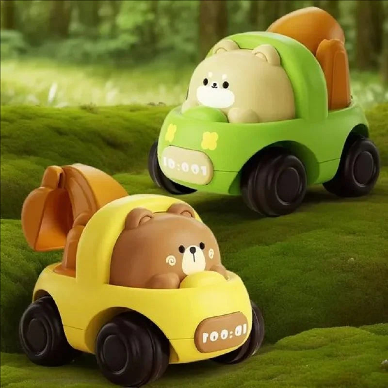 Baby Animal Car Toys Toddler Press and Go