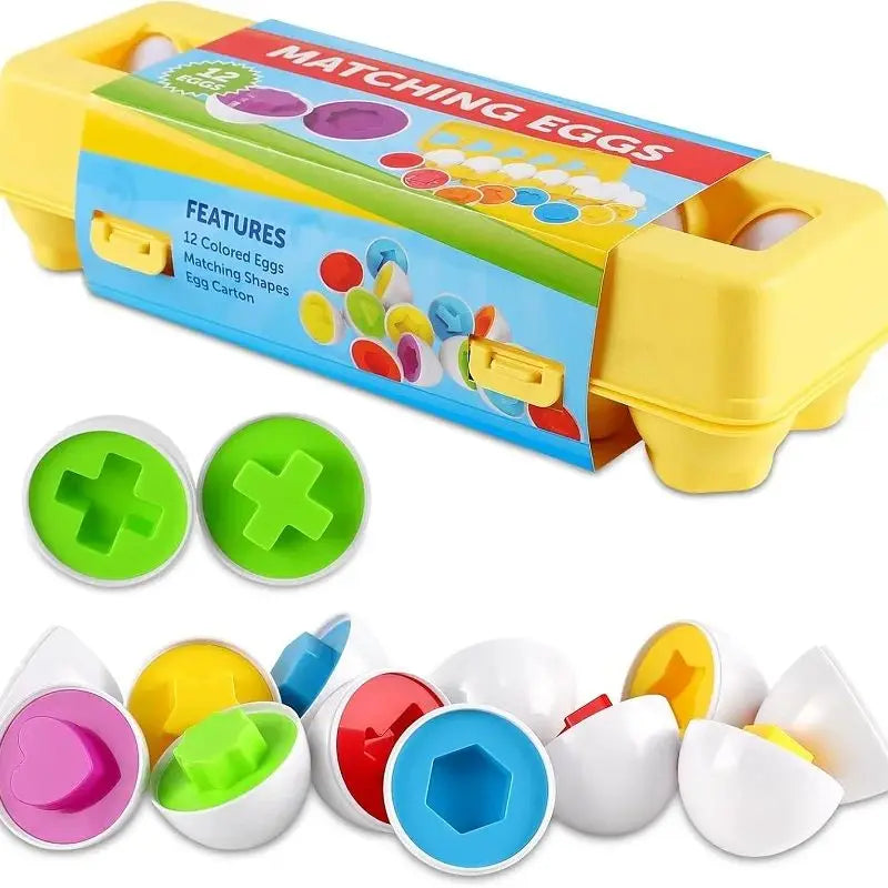 Matching Eggs Toys for Kids 1 2 3Toddlers
