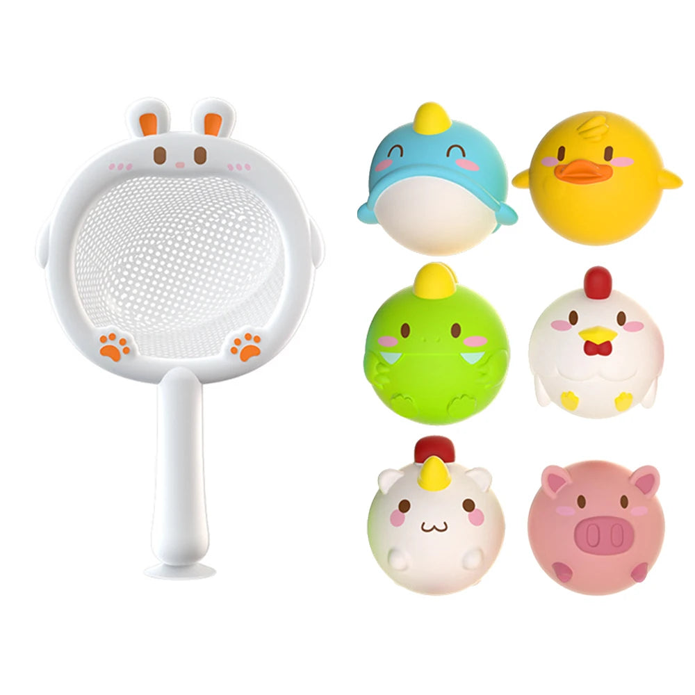 Baby Cute Animals Bath Toy LED Light Up