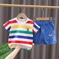 Summer Cute Cartoon Dinosaur Fashion Children O neck