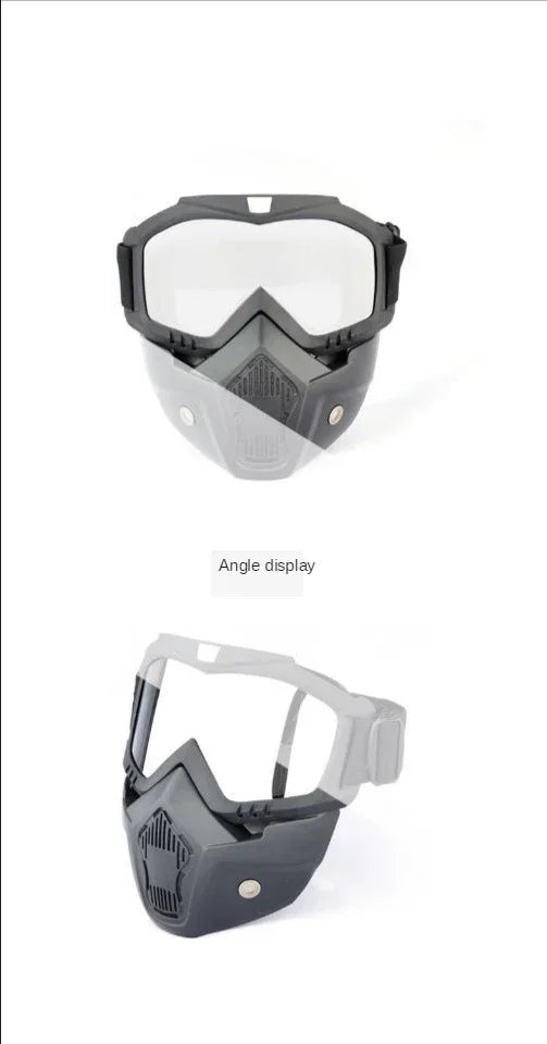 Tactical Face Goggles Mask Kids Water Soft EVA