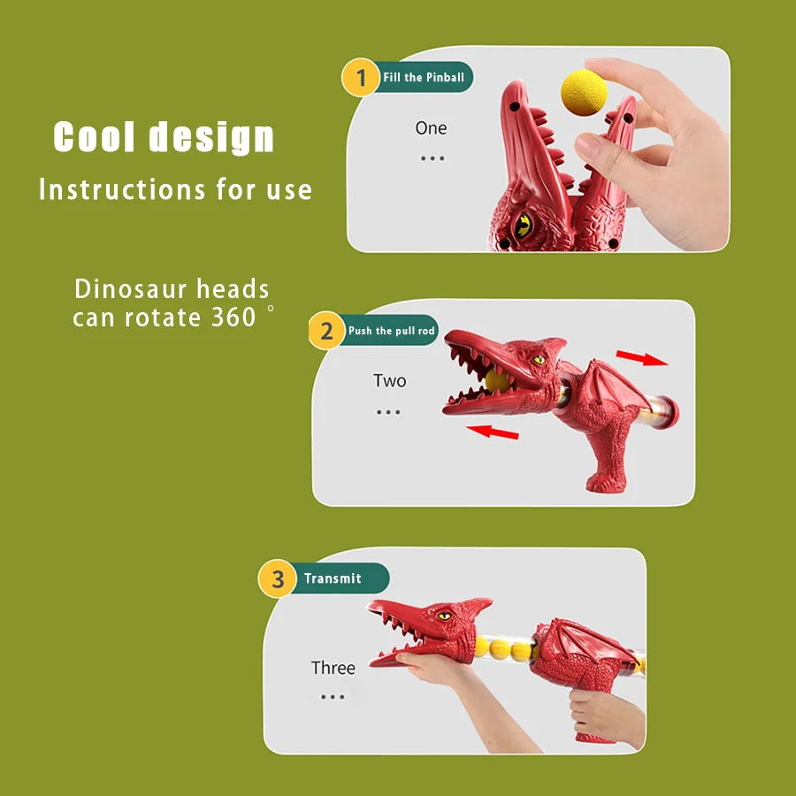 Dinosaur Shooting Tyrannosaurus Rex Ball Soft Bullet Gun