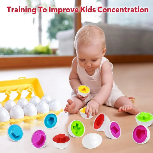 Matching Eggs Toys for Kids 1 2 3Toddlers