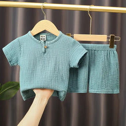 0 5Y Boys Girls Clothing Sets Summer Solid