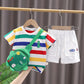 Summer Cute Cartoon Dinosaur Fashion Children O neck