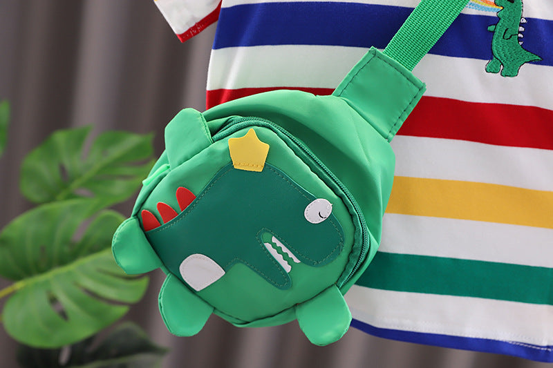 Summer Cute Cartoon Dinosaur Fashion Children O neck