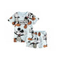 Boys Summer Clothing 2pcs Full Print Tshirt Shorts