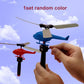 1 3 5sets Bamboo Dragonfly Handle Pull Helicopter
