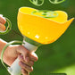 Pull String Flying Saucer Disc Launcher Kids Flying
