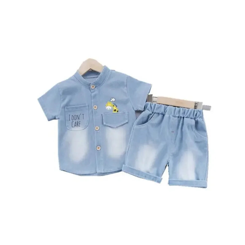 New Summer Baby Boys Denim Clothing Children Casual