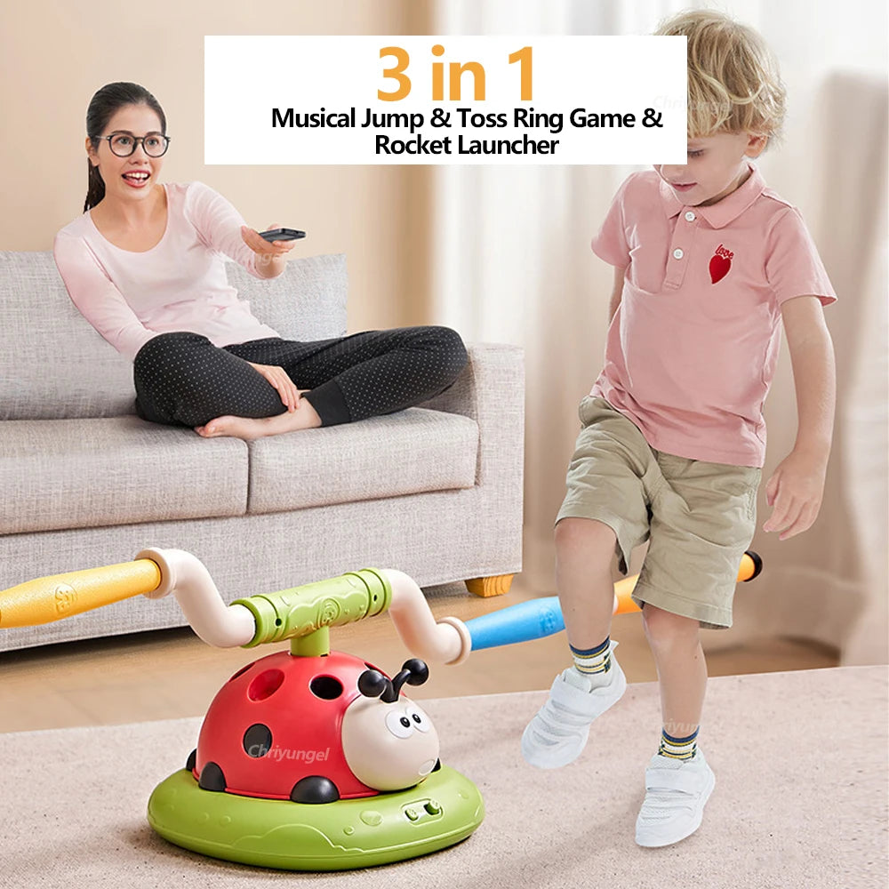 3 in 1 Musical Jump Sports Toys Toss
