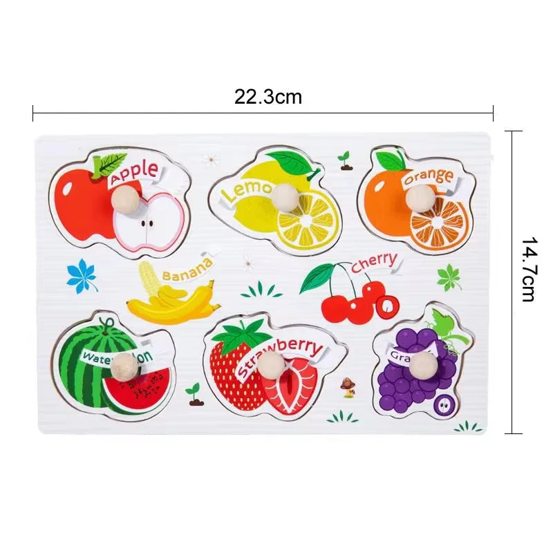 Children Wooden Puzzle Montessori Toys For Baby 1