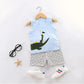 Children s Clothing Print Sleeveless Tops Shorts Cute