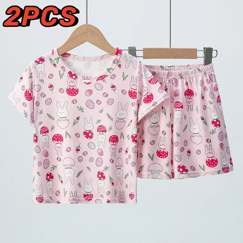 Summer CHILDREN S Clothing Short Sleeve Shorts 2