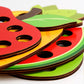 Wooden Lacing Toy Educational Fruits Threading Activity Puzzles