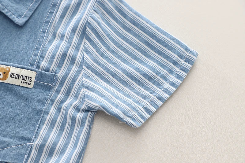 Infant Fashiont Bay Boys Denim Clothing Sets Summer