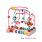 Montessori Baby Toys Wooden Roller Coaster Bead Maze