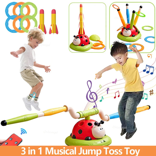 3 in 1 Musical Jump Sports Toys Toss