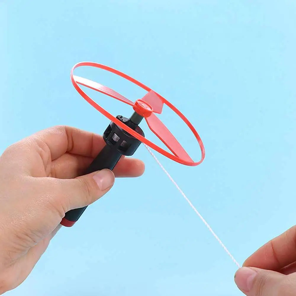 Pull String Pull String Flying Disc Flying Spin