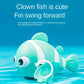 Bath Toys Cute Swimming Clown Fish Bath Toy