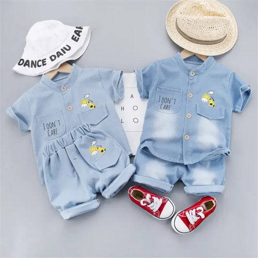 New Summer Baby Boys Denim Clothing Children Casual